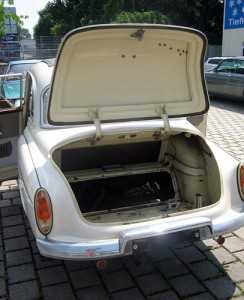 Kofferraum des Wartburg 311